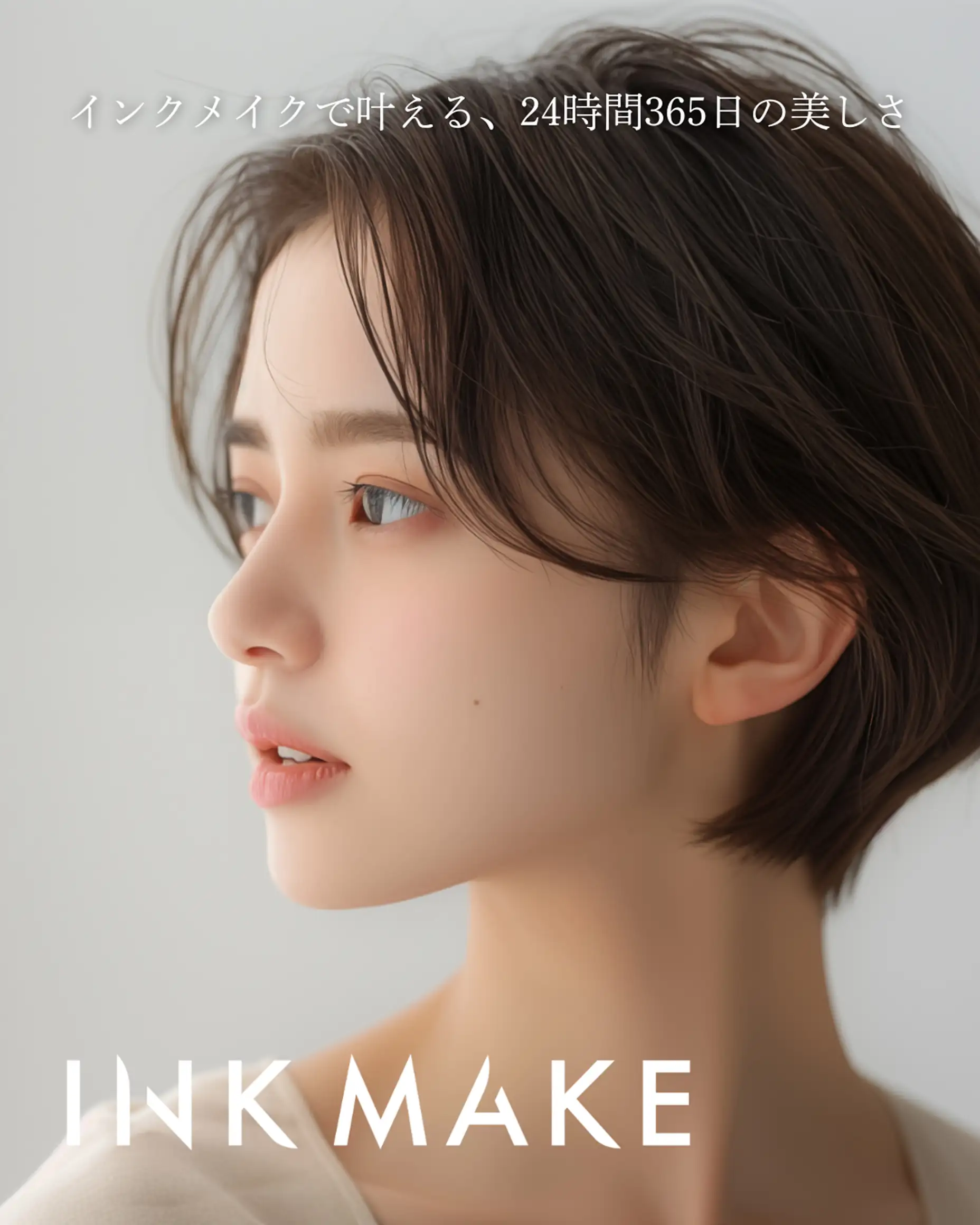 インクメイクで叶える、24時間365日の美しさ